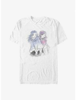 Boxlunch Disney Descendants Evie & Mal Watercolor T-Shirt