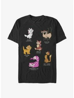 Boxlunch Disney Cat Breeds T-Shirt