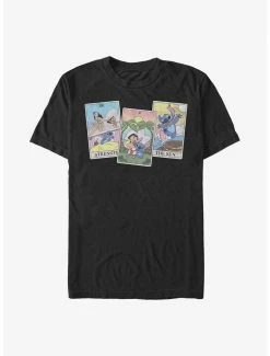 Boxlunch Disney Lilo & Stitch Tarot Cards T-Shirt
