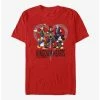 Boxlunch Disney Kingdom Hearts Heart Background T-Shirt -Boxlunch Shop unnamed file 301
