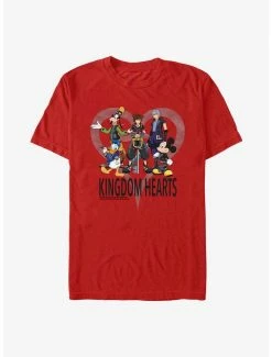 Boxlunch Disney Kingdom Hearts Heart Background T-Shirt