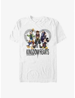 Boxlunch Disney Kingdom Hearts Heart Background T-Shirt