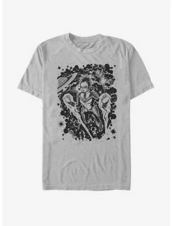 Boxlunch Marvel Captain Marvel Stencil T-Shirt