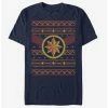 Boxlunch Marvel Captain Marvel Christmas Pattern T-Shirt -Boxlunch Shop unnamed file 322