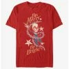 Boxlunch Marvel Captain Marvel Be Merry Be Bright T-Shirt