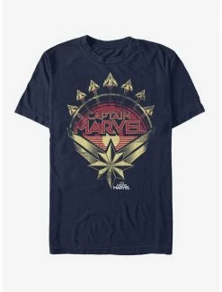 Boxlunch Marvel Captain Marvel Plane Model T-Shirt