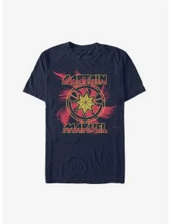 Boxlunch Marvel Captain Marvel Swirl T-Shirt