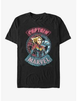 Boxlunch Marvel Captain Marvel Patches T-Shirt