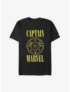 Boxlunch Marvel Captain Marvel Yellow Marvel T-Shirt