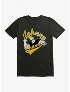 Boxlunch Johnny Bravo Cursive T-Shirt