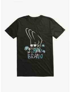 Boxlunch Johnny Bravo Palm Tree Script T-Shirt