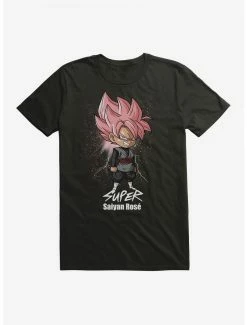 Boxlunch Dragon Ball Super Super Saiyan Ros?oku Black Chibi T-Shirt