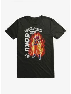 Boxlunch Dragon Ball Super Super Saiyan God Goku Flame T-Shirt