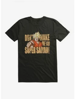 Boxlunch Dragon Ball Super Don't Make Me Go Saiyan T-Shirt